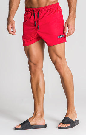 Red Core Swimshorts