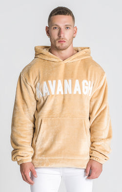 Beige Chicago Sherpa Hoodie