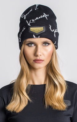 Black GK Signature Beanie