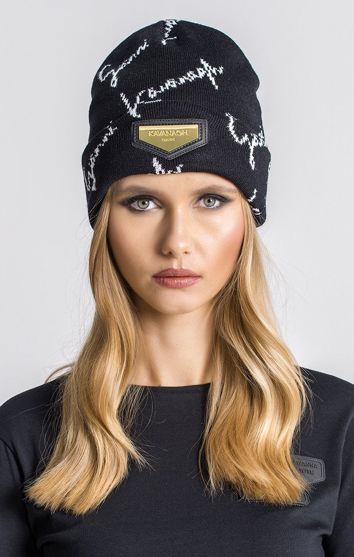 Black GK Signature Beanie