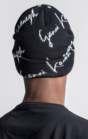 Black GK Signature Beanie