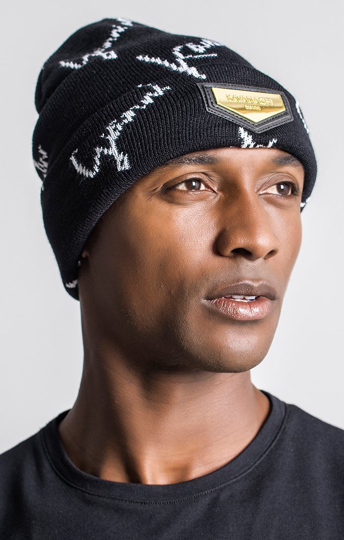 Black GK Signature Beanie