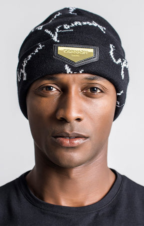 Black GK Signature Beanie