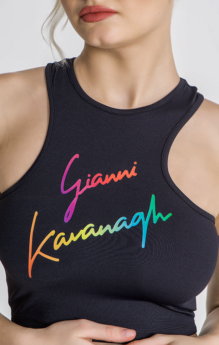 Black Copacabana Signature Crop top