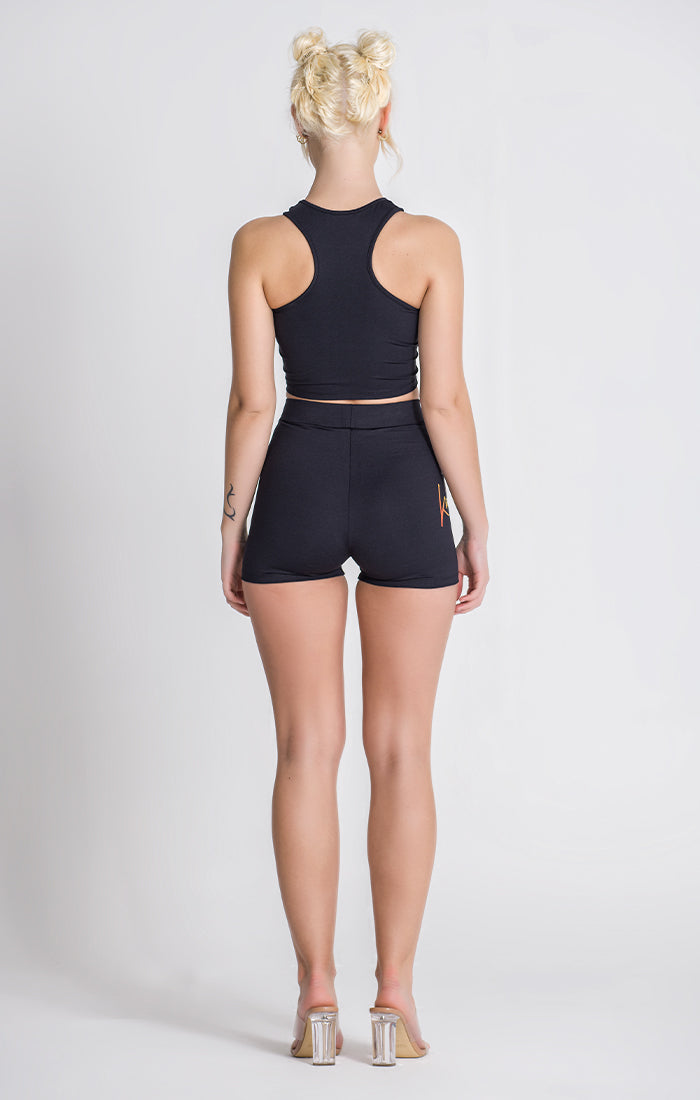 Black Copacabana Signature Crop top
