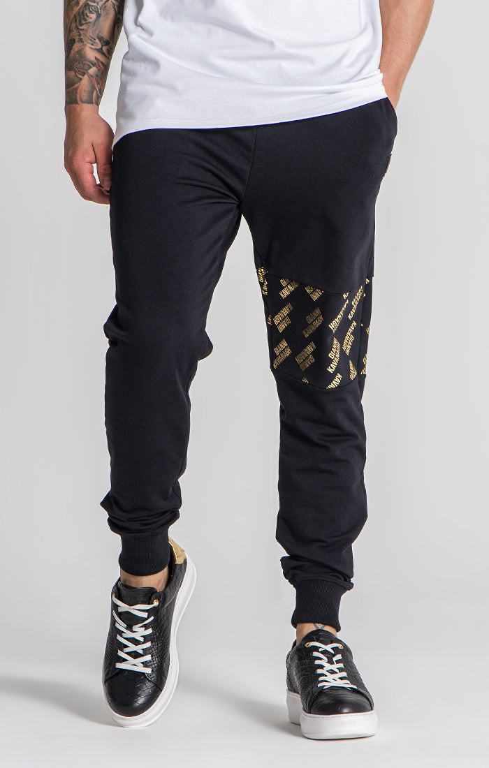 Black Error Joggers