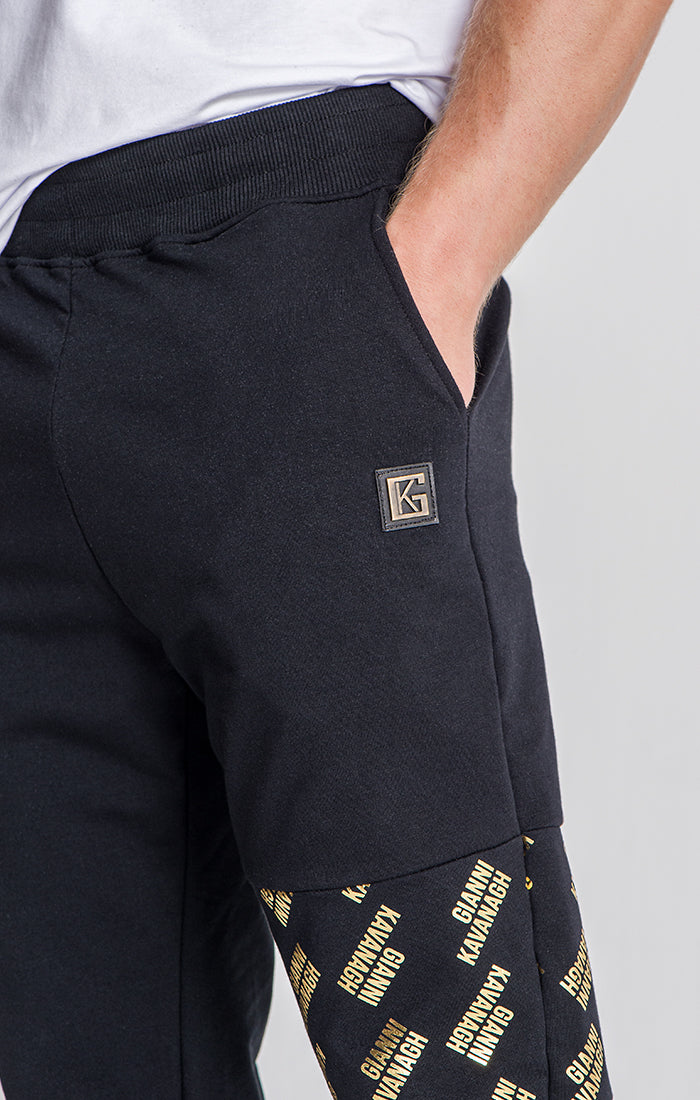 Black Error Joggers