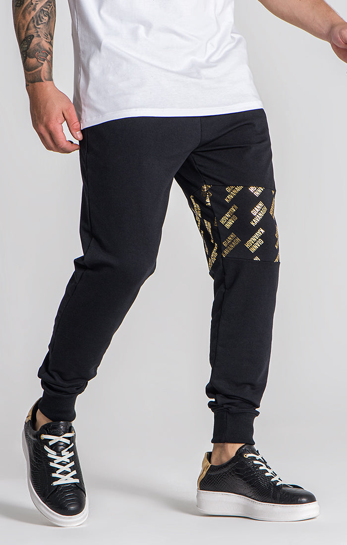 Black Error Joggers