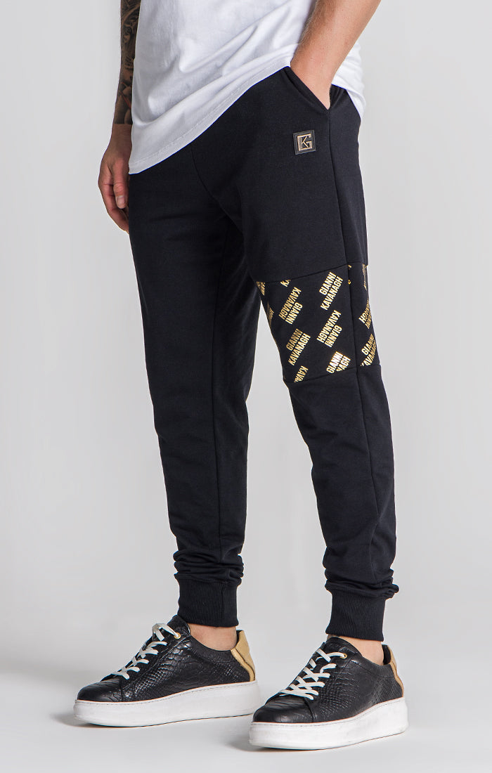 Black Error Joggers