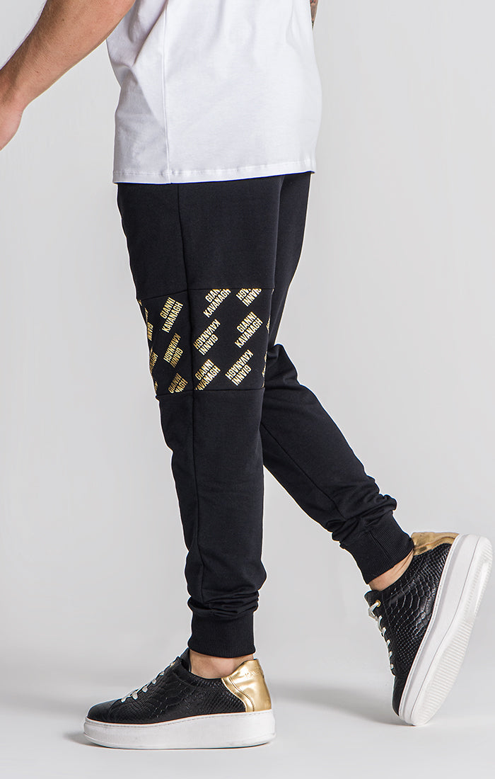 Black Error Joggers