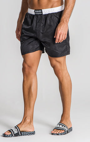 Black Fighter Swimshorts