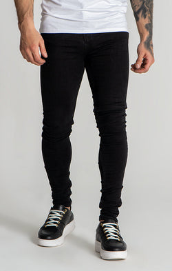 Black GK Iron Skinny Jeans