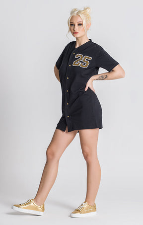 Black GK25 Crystals Dress