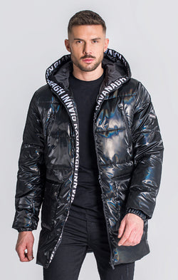 Black Iceland Puffer Coat
