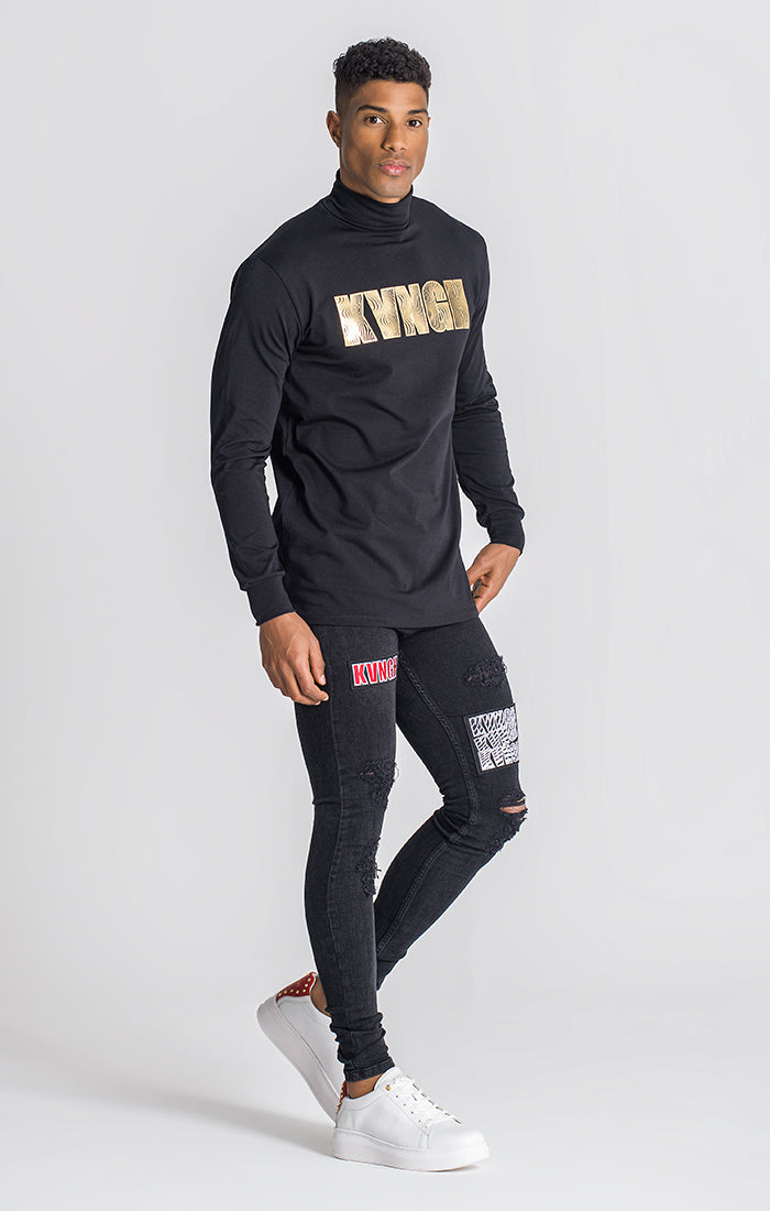 Black Insanity Turtleneck