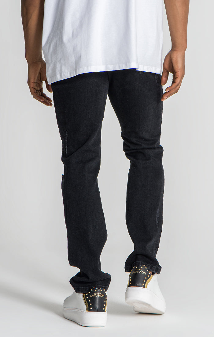 Black Liberation Straight-Leg Jeans