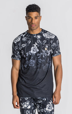 Black Novel Faded Tee