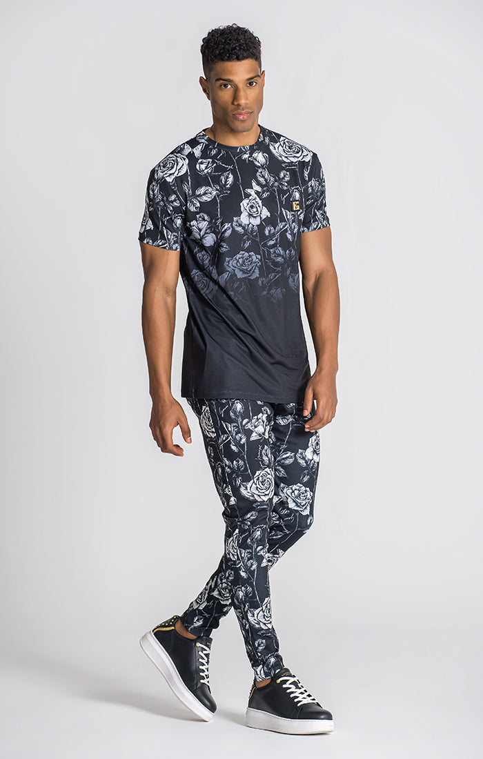 Black Novel Faded Tee