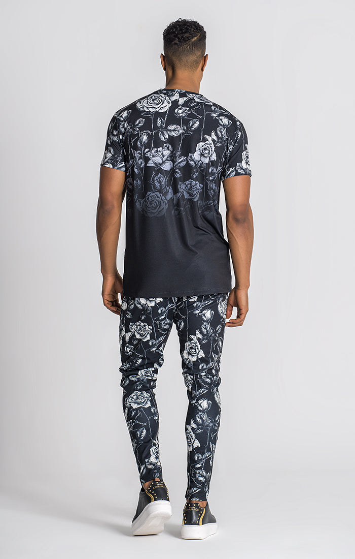 Black Novel Faded Tee