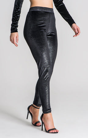 Black Novel Leggings