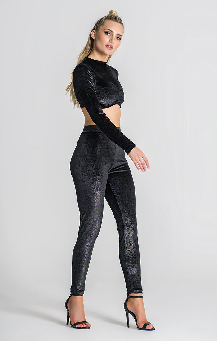 Black Novel Longsleeve Tee