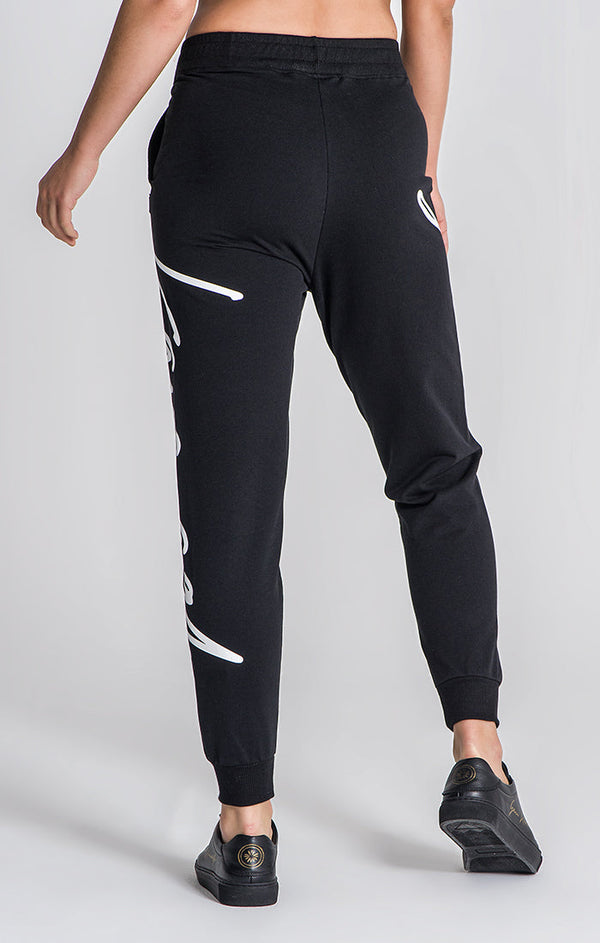 Black Refraction Joggers
