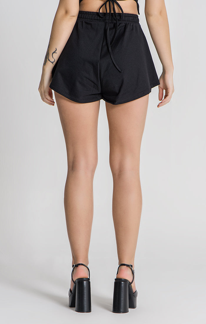 Black Reverse Shorts