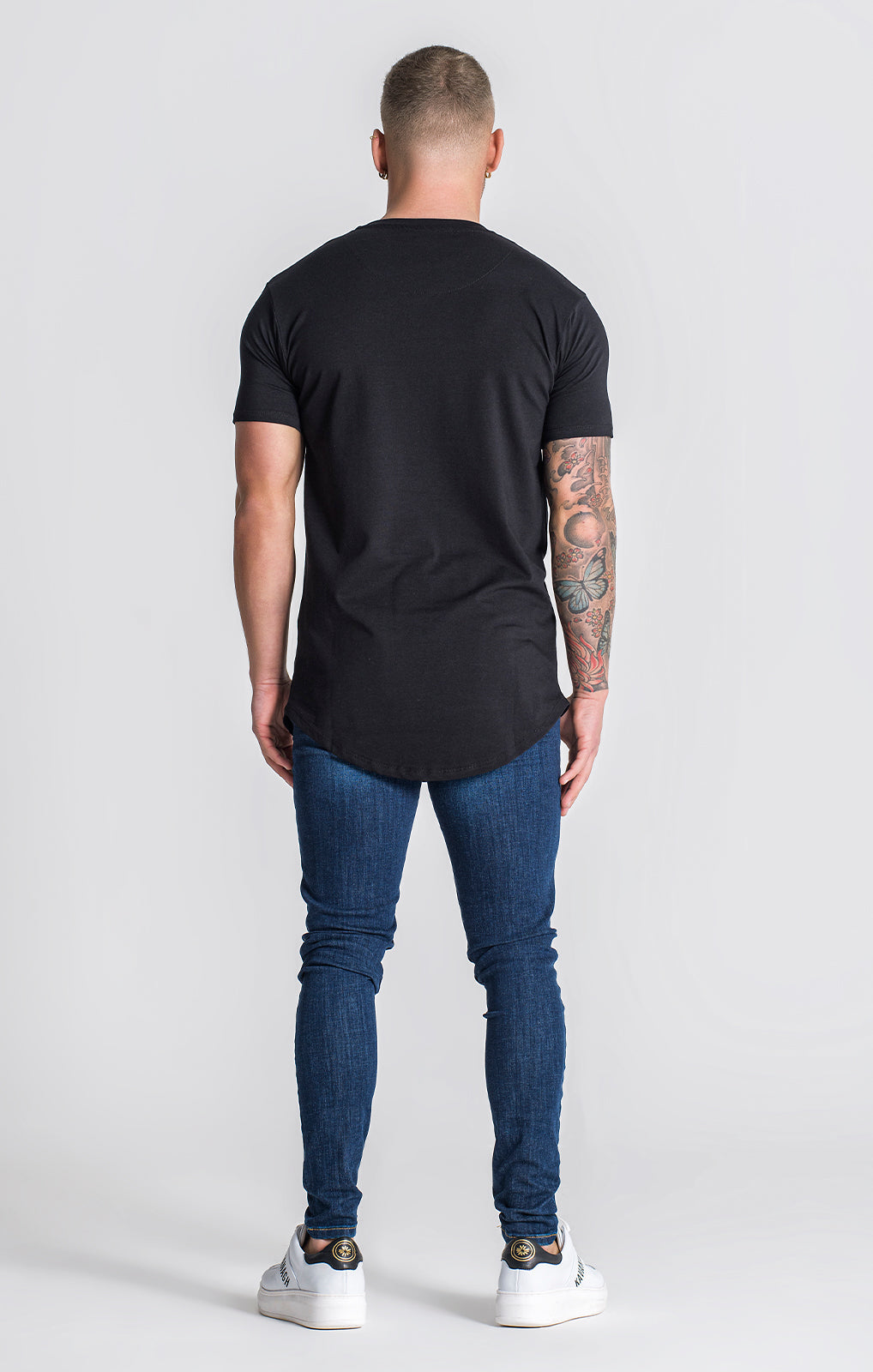 Black Burning Summer Crystal Tee