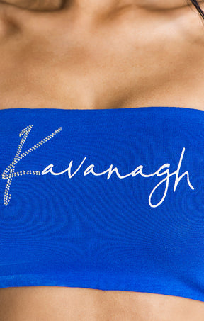 Blue Thunder Crop Top