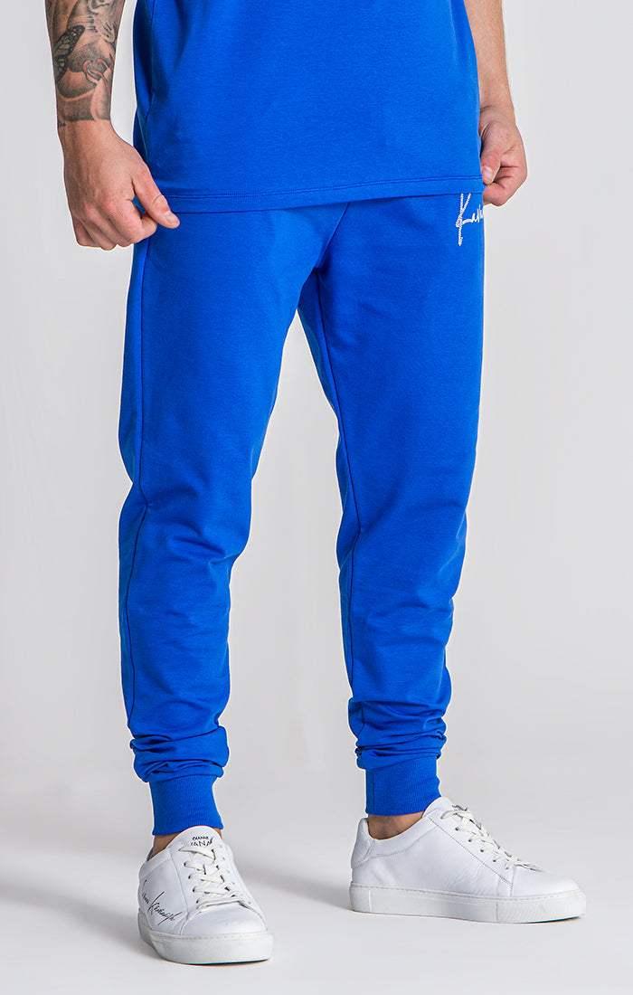 Royal blue joggers hot sale mens