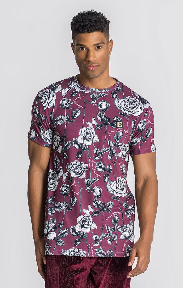Burgundy Novel Tee