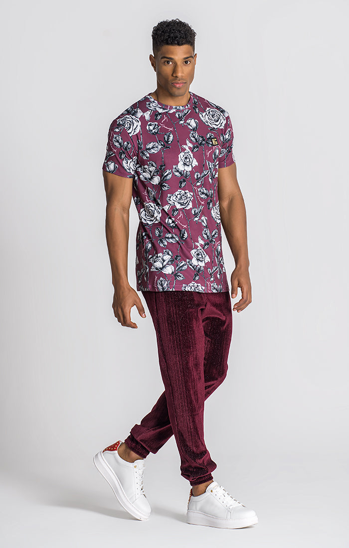 Burgundy Novel Tee