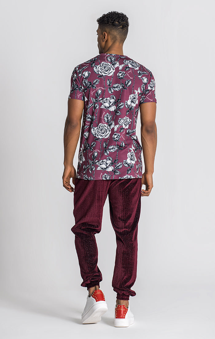 Burgundy Novel Tee