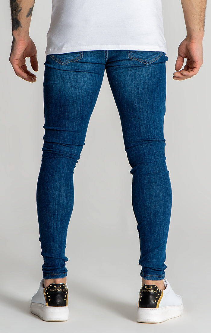 Dark Blue GK Iron Skinny Jeans