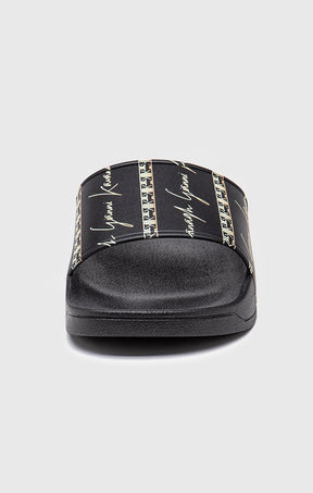 Black Luxe Slides