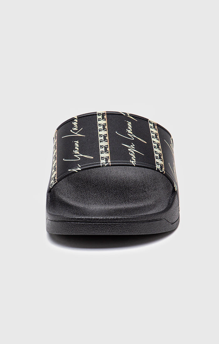 Black Luxe Slides