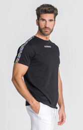 Black Signs Tape Tee