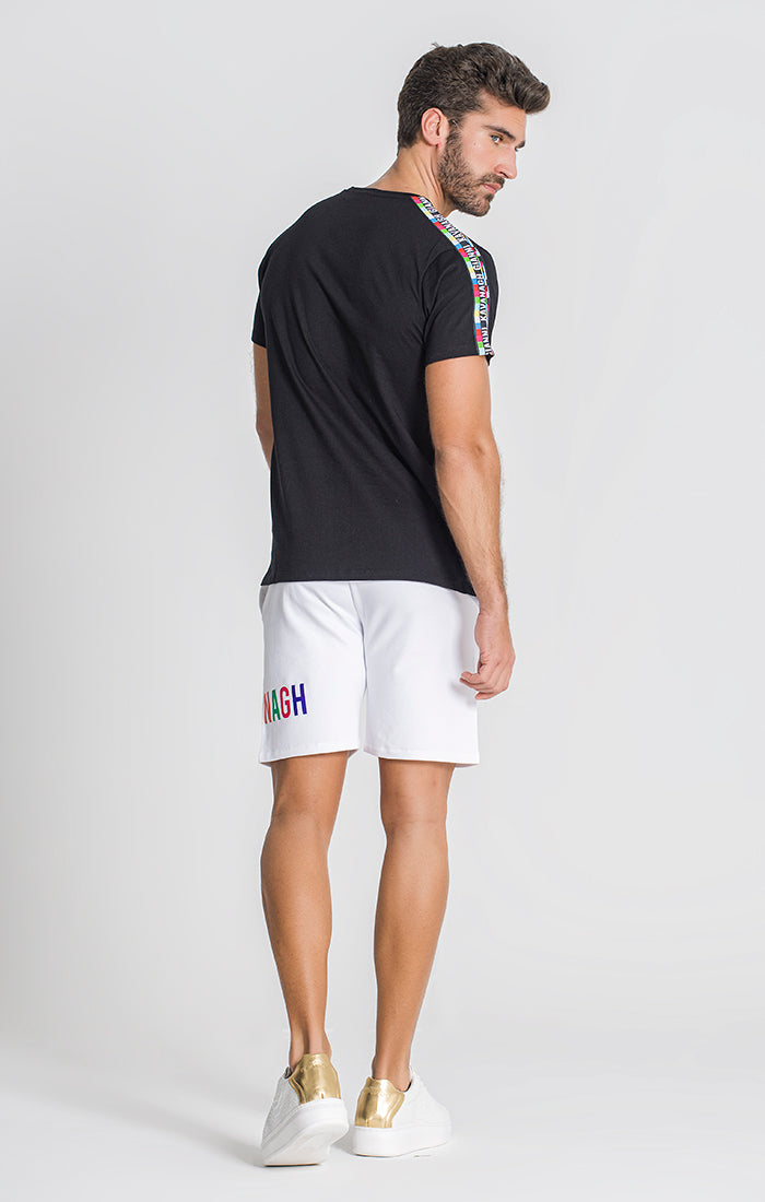 Black Signs Tape Tee