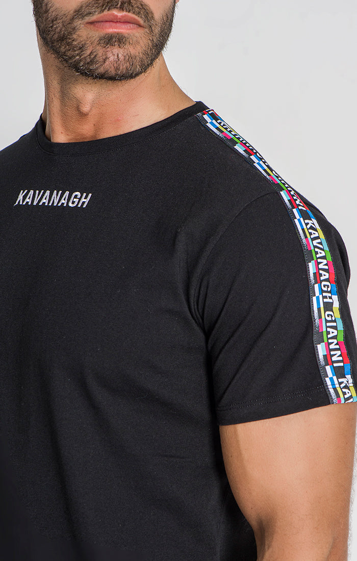Black Signs Tape Tee