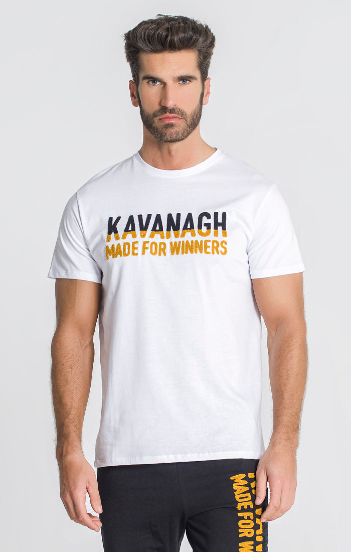White Feel Curly Logo Tee