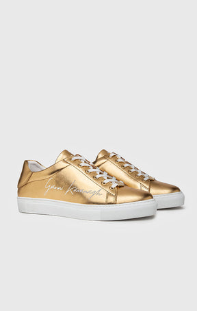 Gold Signature Sneakers