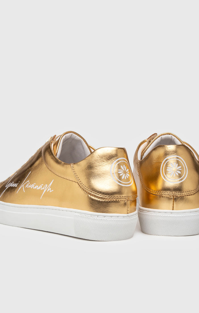 Gold Signature Sneakers