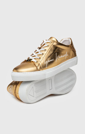 Gold Signature Sneakers
