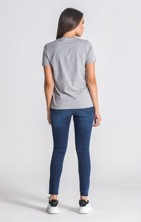 Grey Melange Core Tee
