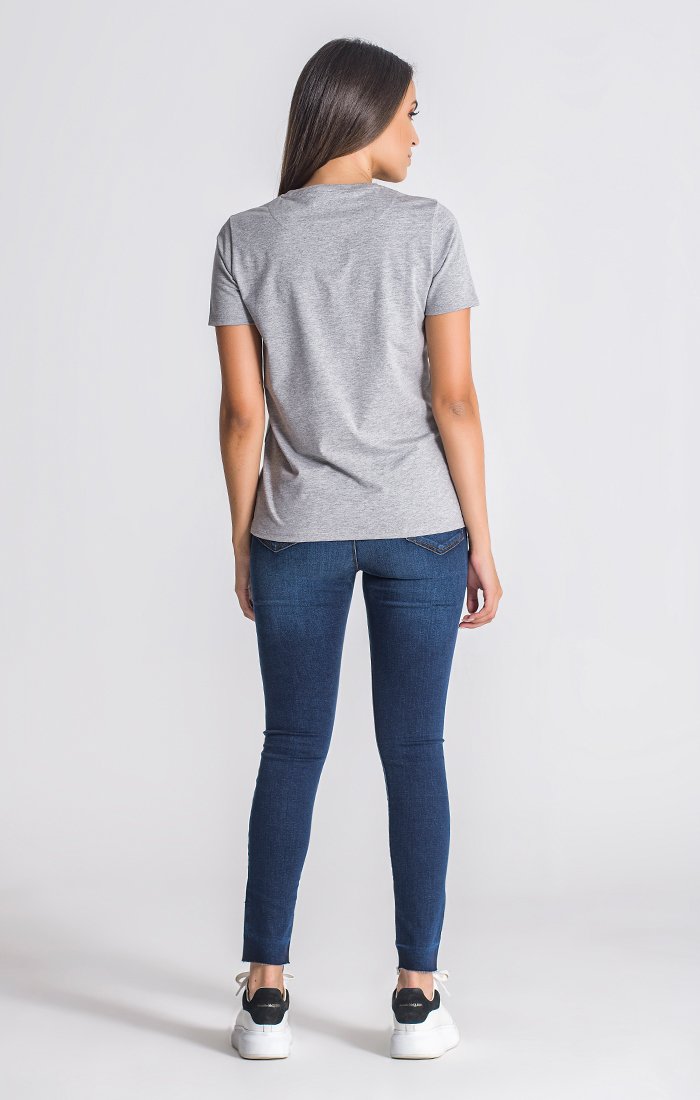 Grey Melange Core Tee