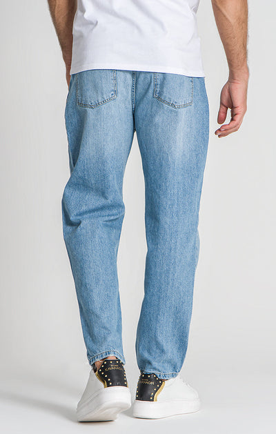 Light Blue Balloon Leg Jeans