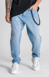 Light Blue Holi Jeans