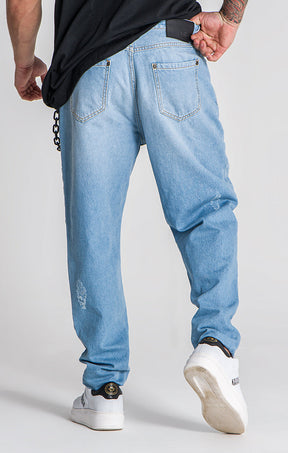 Light Blue Holi Jeans