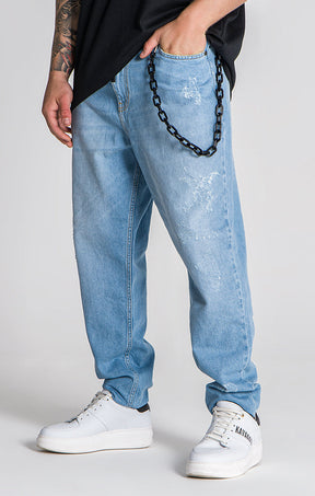 Light Blue Holi Jeans