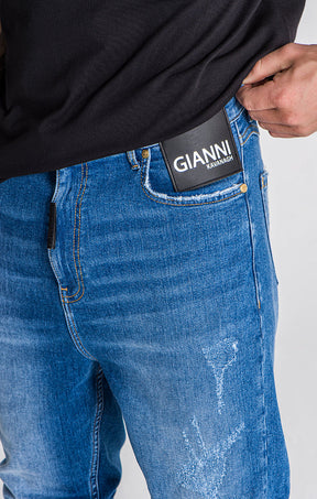 Medium Blue GK Fake Jeans